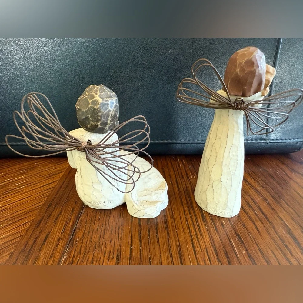 Willow tree figurines lot of 4 Sisters Angel of Protection Friendship Keepsake - Picture 3 of 11